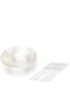 Polo Ralph Lauren Montgomery Olive Tray Set In Silver
