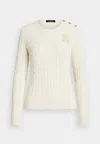 Polo Ralph Lauren Montiva Long Sleeve Pullover In Cream