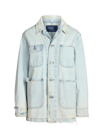 Polo Ralph Lauren Motta Wash Workwear Denim Jacket In Blue