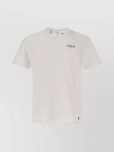 Polo Ralph Lauren "msw" Crew Neck Cotton T-shirt For Men In White