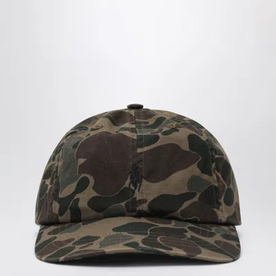 Polo Ralph Lauren Camouflage Cotton Baseball Cap In Multi