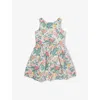 Polo Ralph Lauren Girl's Sleeveless Floral Poplin Day Dress In Multi