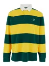 Polo Ralph Lauren Multicolor Polo Shirt With Logo Embroidery On The Front And All-over Striped Motif