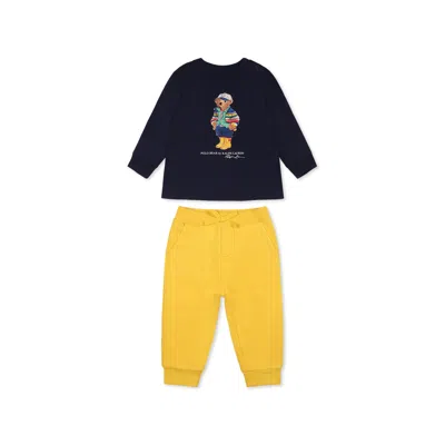 Polo Ralph Lauren Multicolor Suit For Baby Boy With Polo Bear