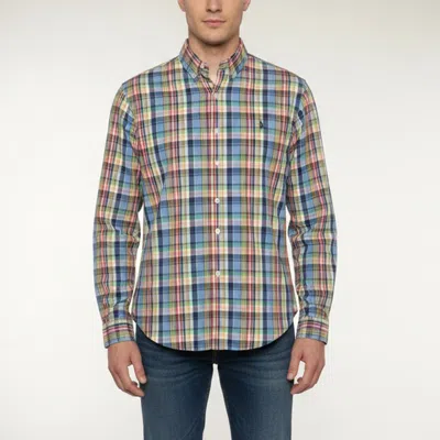 Pre-owned Polo Ralph Lauren Multicolour Plaid Cotton Slim Fit Shirt L