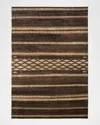 Polo Ralph Lauren Nairobi Stripe Hand Knotted Rug In Safari Brown