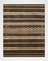 Polo Ralph Lauren Nairobi Stripe Hand Knotted Rug In Safari Brown