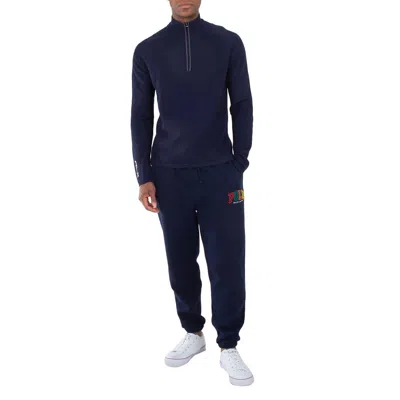 Polo Ralph Lauren Navy Athletic Fleece Logo Joggers In Blue