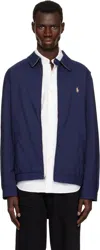Polo Ralph Lauren Mens French Navy Classic New Fit Bi-swing Windbreaker Jacket In French Navy