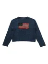Polo Ralph Lauren Flag Pointelle Cotton-linen Sweater