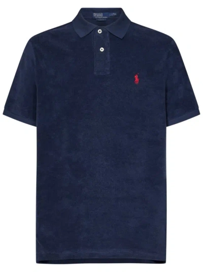 Polo Ralph Lauren Navy Blue Classic-fit Polo Shirt In Black