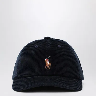 Polo Ralph Lauren Navy Blue Corduroy Baseball Cap