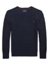 Polo Ralph Lauren Kids Polo Pony Embroidered Sweater