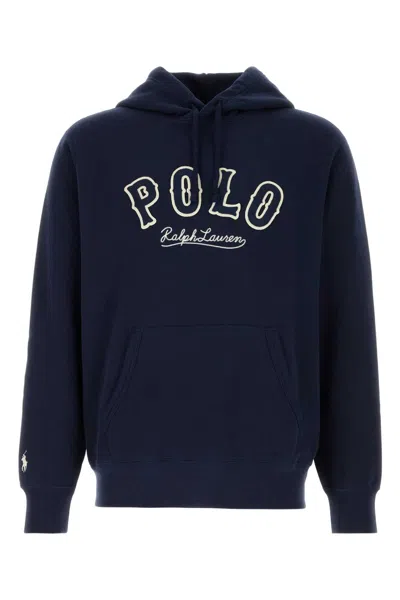 Polo Ralph Lauren Navy Blue Cotton Sweatshirt