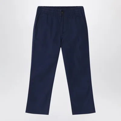 Polo Ralph Lauren Kids' Navy Blue Cotton Trousers