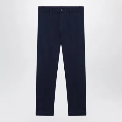 Polo Ralph Lauren Navy Blue Cotton Trousers