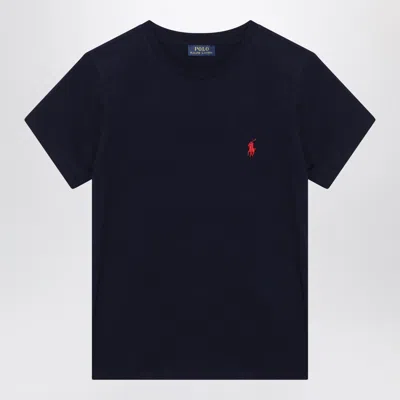 Polo Ralph Lauren Navy Blue Cotton T-shirt