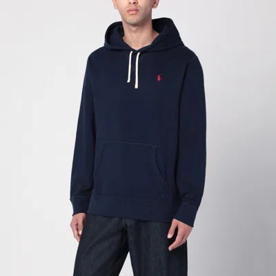 POLO RALPH LAUREN POLO RALPH LAUREN  NAVY BLUE HOODIE WITH LOGO