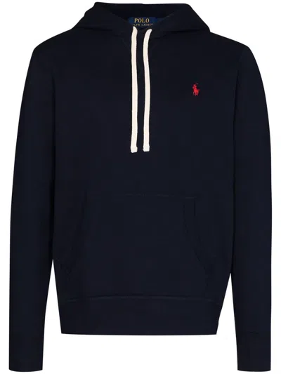 POLO RALPH LAUREN POLO RALPH LAUREN NAVY BLUE LOGO HOODIE