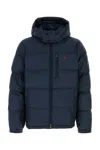 Polo Ralph Lauren Quilted Blue Bomber Jacket In Blue