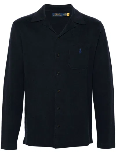 Polo Ralph Lauren Navy Blue Pony Embroidery Shirt