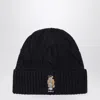 Polo Ralph Lauren Navy Blue Wool Polo Bear Hat In Blue