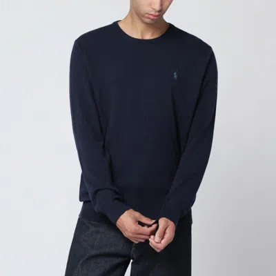 Polo Ralph Lauren Navy Blue Wool Sweater