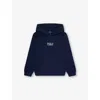 Polo Ralph Lauren Kids' Navy Boys' Logo-embroidered Regular-fit Cotton Hoody