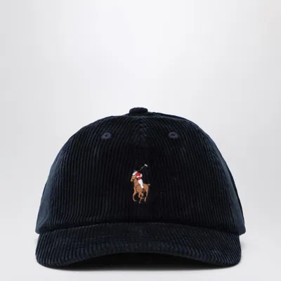 POLO RALPH LAUREN POLO RALPH LAUREN NAVY CORDUROY BASEBALL CAP
