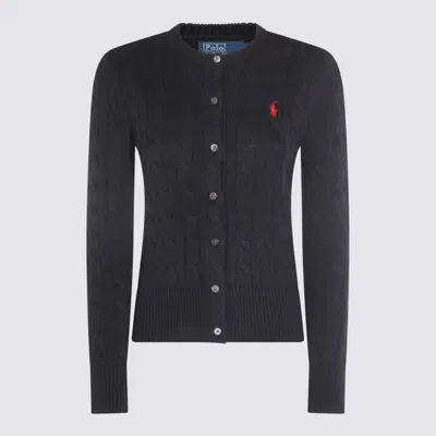 Polo Ralph Lauren Navy Cotton Knitwear In Gray