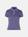 Polo Ralph Lauren Navy Cotton Polo Shirt In Navy