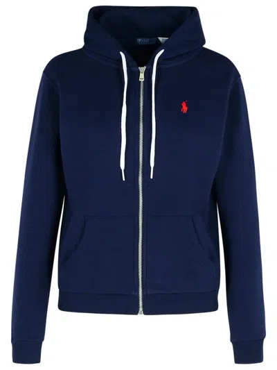 POLO RALPH LAUREN POLO RALPH LAUREN NAVY COTTON SWEATSHIRT