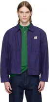 Polo Ralph Lauren Navy Lightweight Twill Jacket In Blue