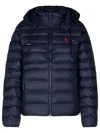 Polo Ralph Lauren Water-resistant Packable Puff Hooded Jacket In Navy