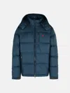 Polo Ralph Lauren Gorham Water-repellent Ripstop Fabric Down Jacket Clothing In Blue