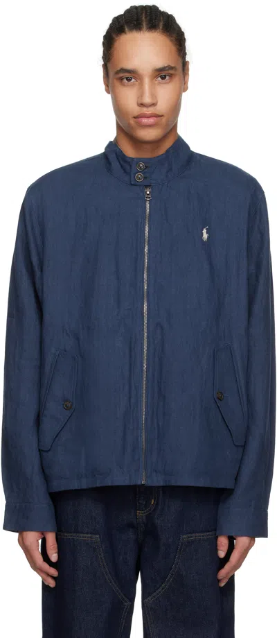 Polo Ralph Lauren Navy 'the Bedford' Reversible Jacket In Rstc Nvy/collctn Nvy