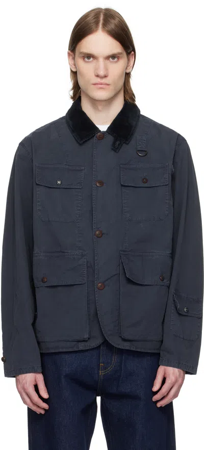 Polo Ralph Lauren Navy Twill Wading Jacket In Newport Navy X