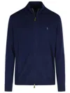 Polo Ralph Lauren Navy Wool Sweater In Blue