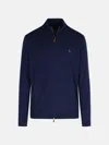 Polo Ralph Lauren Navy Wool Sweater In Blue