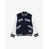 Polo Ralph Lauren Navy/white  X New York Yankees Cotton-blend Baseball Jacket 6-14