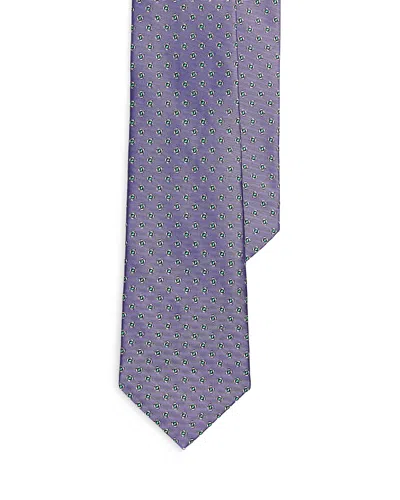 Polo Ralph Lauren Neat Silk Classic Tie In Purple