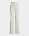 Polo Ralph Lauren Neeva Ropestripe Bootcut Suiting Pants In Creamnavy