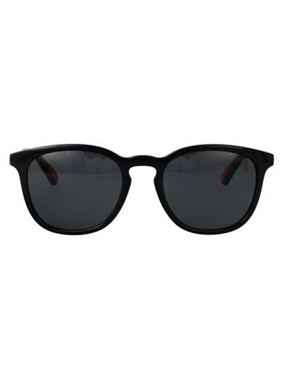 Polo Ralph Lauren Nero Lucido Injected Sunglasses In Black