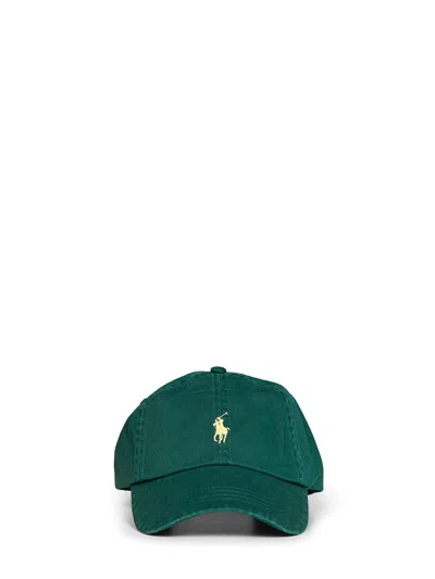 Polo Ralph Lauren New Forest The Iconic Cotton Chino Ball Cap In Green
