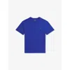 Polo Ralph Lauren New Sapphire/c6133 Logo-embroidered Short-sleeved Cotton-jersey T-shirt 6-13 Years In Blue
