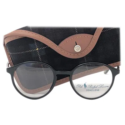 Pre-owned Polo Ralph Lauren New Vintage Ralph Lauren Classic Oval Black Reading Glasses Rx 1990 Sunglasses