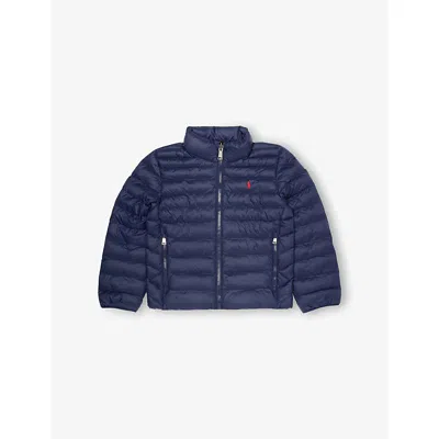 Polo Ralph Lauren Kids' Newport Navy Boys' P-layer 2 Packable Quilted Jacket In Blue
