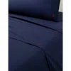 Polo Ralph Lauren Newport Polo Player Double Cotton Flat Sheet In Newport