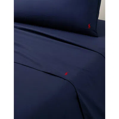Polo Ralph Lauren Newport Polo Player Double Cotton Flat Sheet