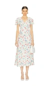 Polo Ralph Lauren Women's Nime Floral Silk Cocktail Dress In Pink
